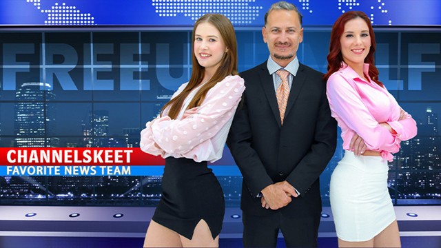 Горячая милф трахается с двумя парнями